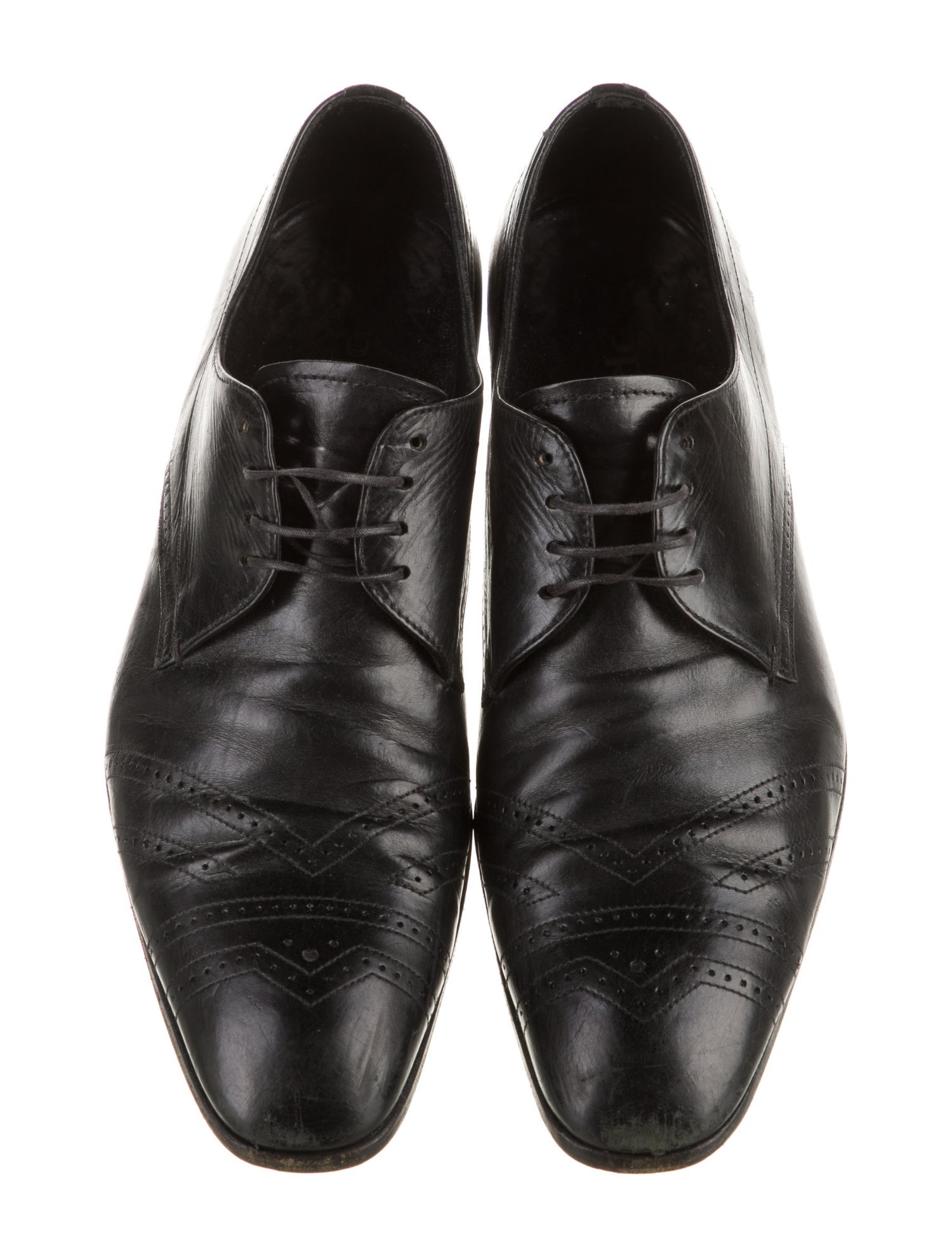 Prada Leather Derby Shoes